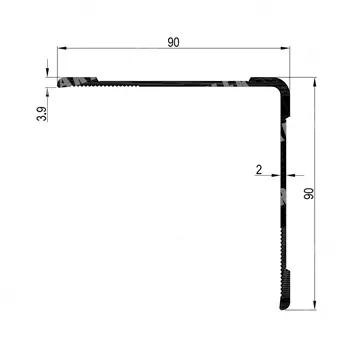 9x9 Side Aluminium